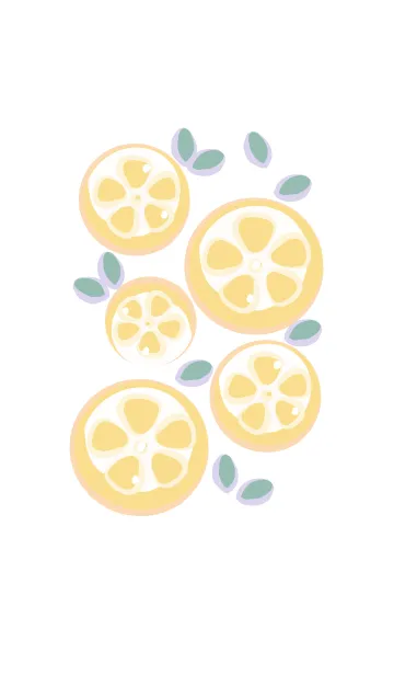 [LINE着せ替え] Sliced lemon theme 78の画像1