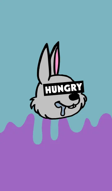 [LINE着せ替え] ハングリー ラビット 015の画像1