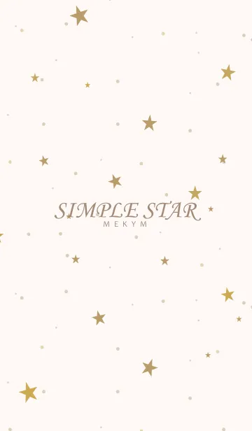 SIMPLE STAR - NATURAL YELLOW - 3の着せ替えメイン画像