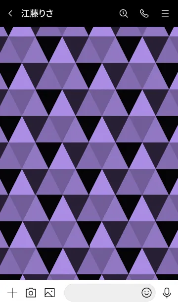 [LINE着せ替え] ザ トライアングル 018の画像3