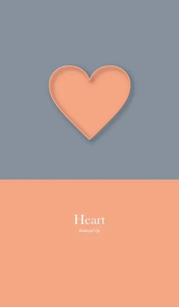 [LINE着せ替え] Simple heart plate 25.の画像1