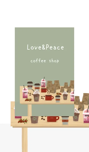 [LINE着せ替え] 人気の珈琲屋さんOpen【coffee Shop】の画像1