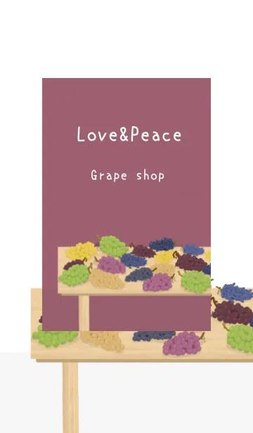 [LINE着せ替え] 人気の葡萄屋さんOpen【Grapes Shop】の画像1
