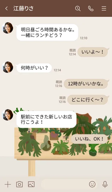 [LINE着せ替え] 人気の植物屋さんOpen【StaghornfernShop】の画像4