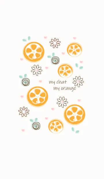 [LINE着せ替え] My chat my orange 36の画像1