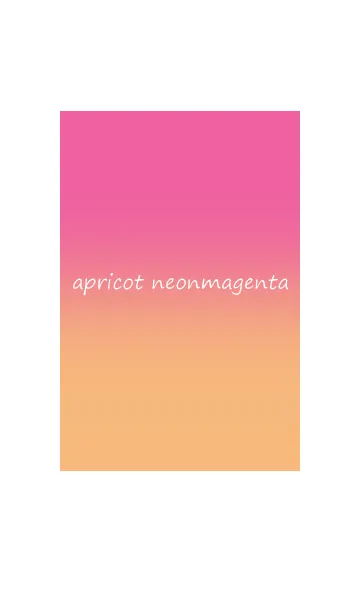 [LINE着せ替え] apricot neonmagentaの画像1