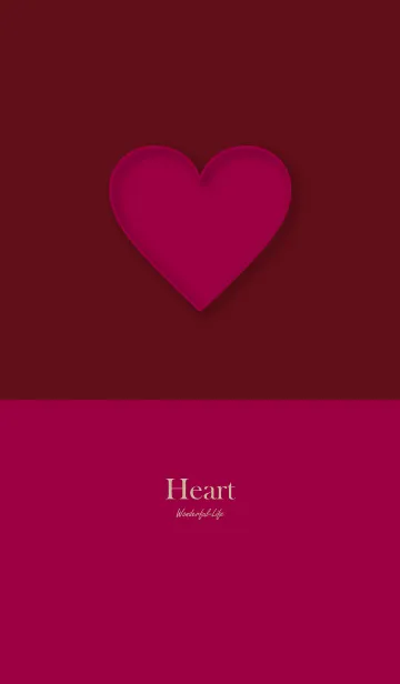 [LINE着せ替え] Simple heart plate 26.の画像1