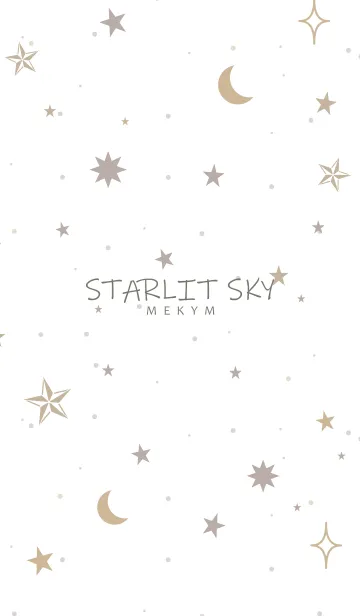 [LINE着せ替え] SIMPLE STARLIT SKY - MEKYM - 26の画像1