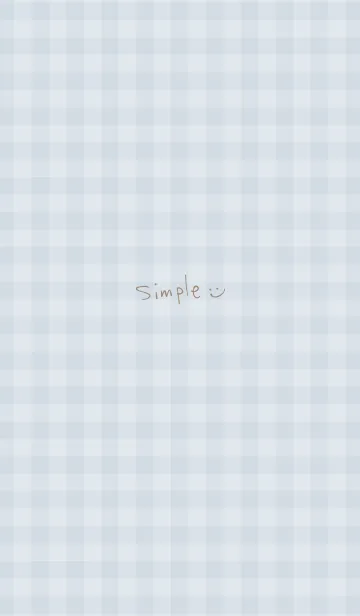 [LINE着せ替え] ギンガムチェック ブルー4の画像1