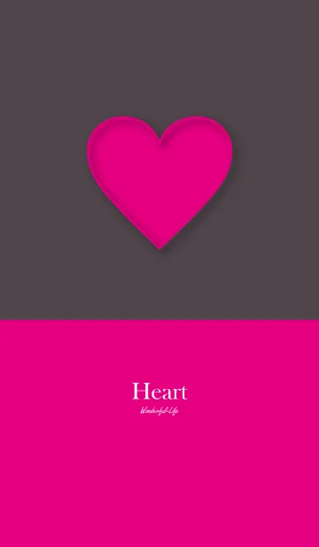 [LINE着せ替え] Simple heart plate 27.の画像1