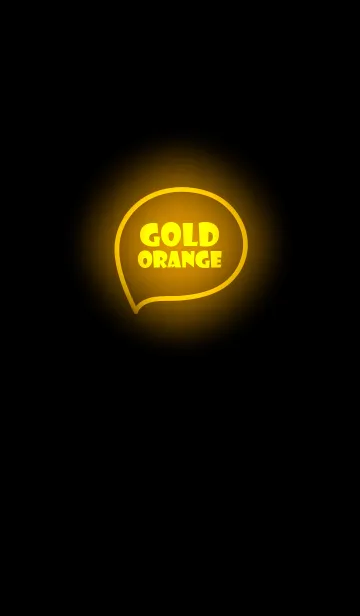 [LINE着せ替え] Gold Orange Neon Theme (JP)の画像1