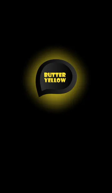 [LINE着せ替え] Butter Yellow Button In Black V.5 (JP)の画像1
