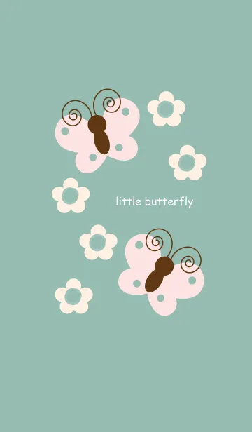 [LINE着せ替え] vintage butterfly theme 76の画像1