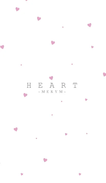 [LINE着せ替え] HEART Pink -MEKYM-の画像1