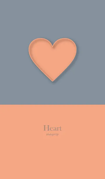 [LINE着せ替え] Simple heart plate 29.の画像1