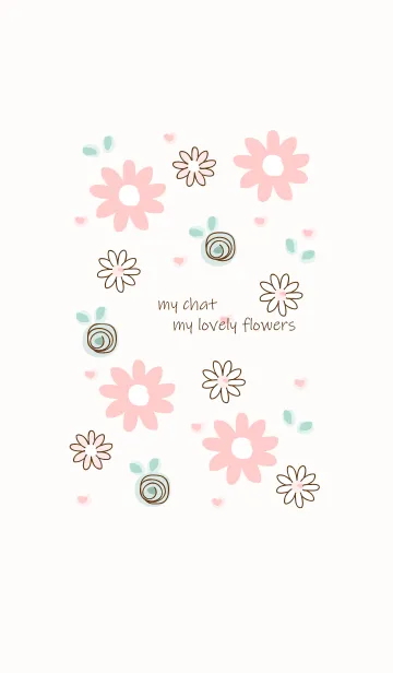 [LINE着せ替え] My chat my lovely flowers 36の画像1