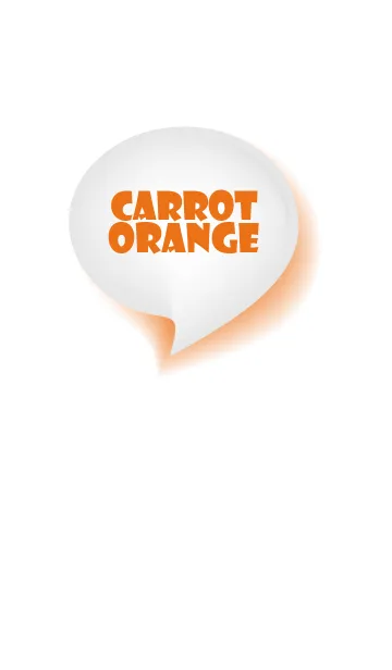 [LINE着せ替え] Carrot Orange & White Theme Vr.3 (JP)の画像1