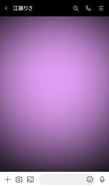 [LINE着せ替え] Lavender Purple Light Theme Vr.6 (JP)の画像3