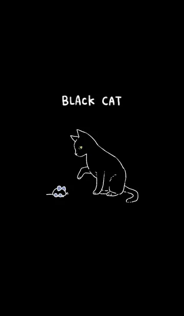 [LINE着せ替え] 黒猫 -BLACK CAT- 3の画像1