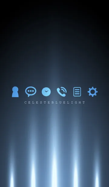 [LINE着せ替え] CELESTE BLUE LIGHT 2の画像1