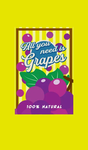 [LINE着せ替え] All you need is Grapesの画像1