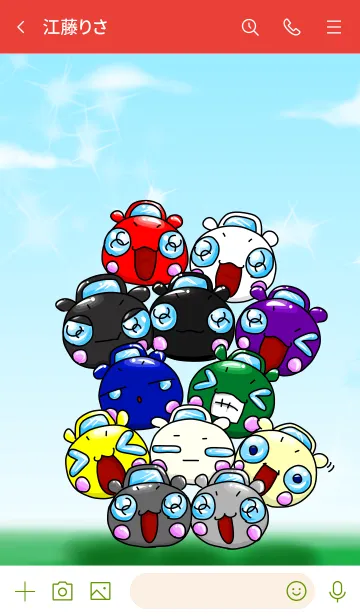 [LINE着せ替え] #ちっこいいらすとの画像3