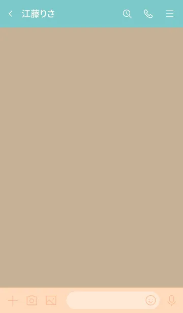 [LINE着せ替え] シンプルO3_13_ベージュ4 ベージュ4-9の画像3