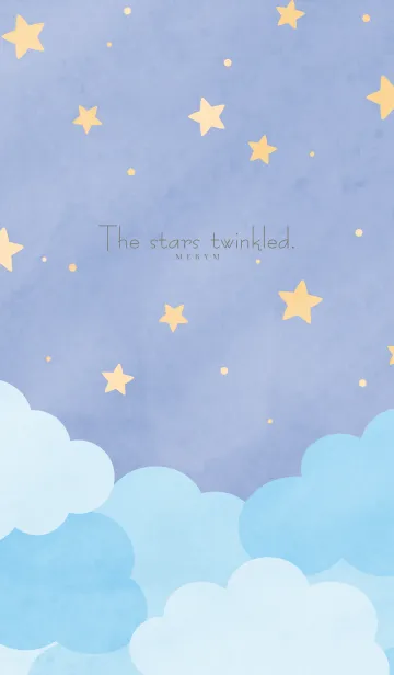 [LINE着せ替え] - The stars twinkled - 25の画像1