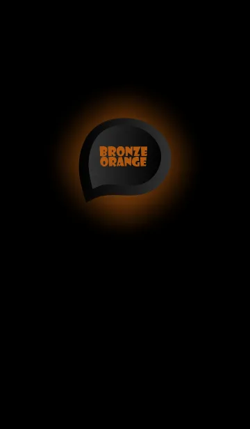 [LINE着せ替え] Bronze Orange Button In Black V.5 (JP)の画像1