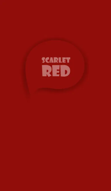 [LINE着せ替え] Love Scarlet Red Button Theme Vr.3 (JP)の画像1