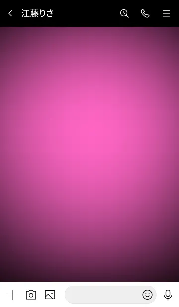 [LINE着せ替え] Rose Pink In Black Vr.2 (JP)の画像3