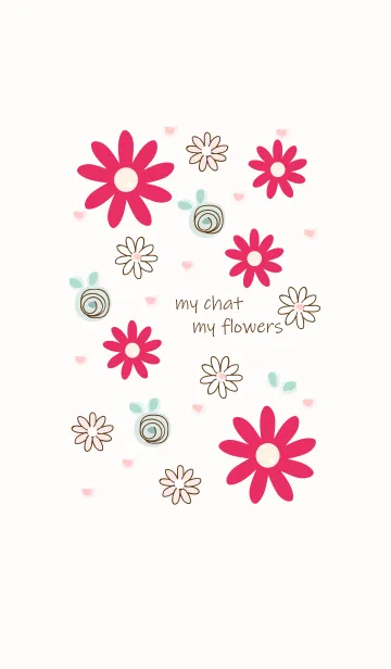 [LINE着せ替え] Cute flowers 10 ^^の画像1