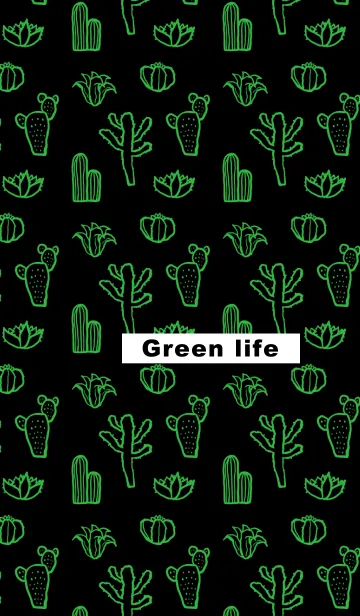 [LINE着せ替え] Green life/多肉植物の画像1