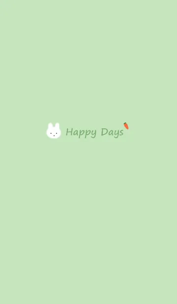 Happy Days #pastelgreenの着せ替えメイン画像