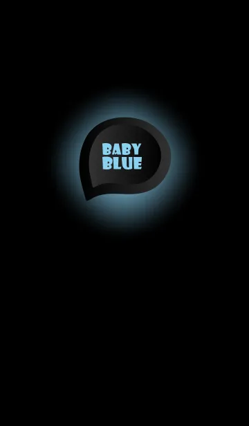 [LINE着せ替え] Baby Blue Button In Black V.5 (JP)の画像1