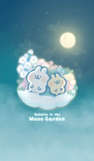 [LINE着せ替え] .*Rabbits in the Moon Garden*.の画像1