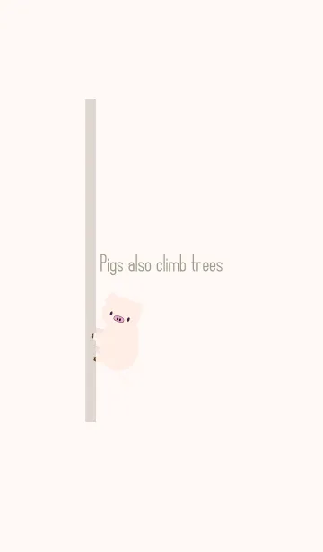 [LINE着せ替え] Pigs also climb trees 6の画像1