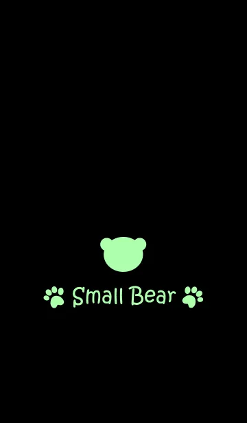 [LINE着せ替え] Small Bear *MILKY GREEN*の画像1