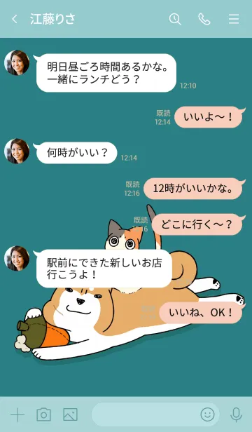 [LINE着せ替え] 柴犬どんぐり【着せ替え】の画像4