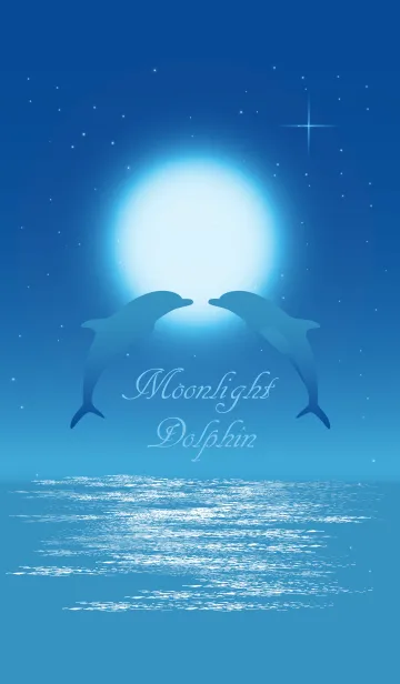 [LINE着せ替え] Moonlight Dolphin...2の画像1
