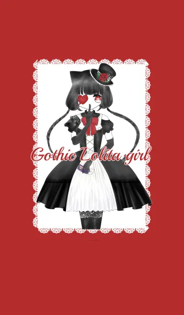 [LINE着せ替え] Gothic girlの画像1
