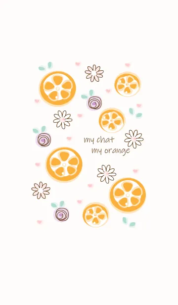 My chat my orange 37の着せ替えメイン画像