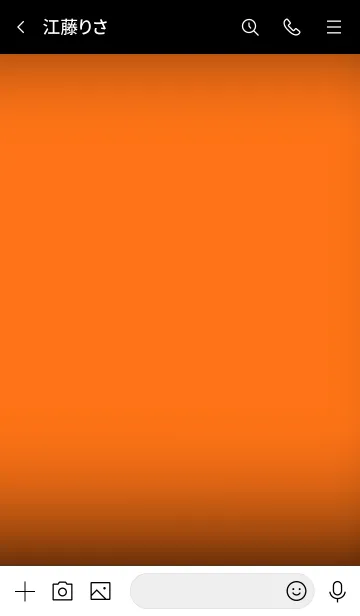 [LINE着せ替え] Pumpkin Orange And Black Vr.6 (JP)の画像3