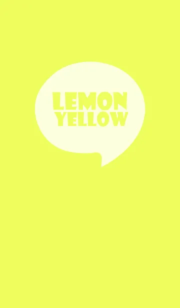 Lemon Yellow Theme Vr.6 (JP)の着せ替えメイン画像