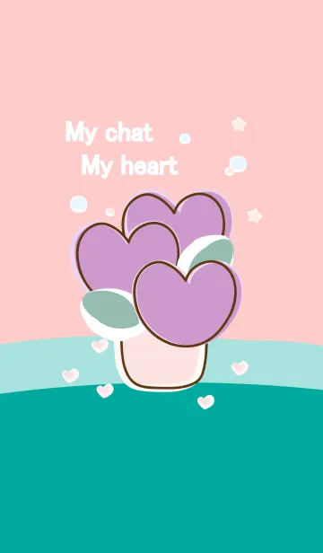 [LINE着せ替え] My chat my heart flower 46の画像1