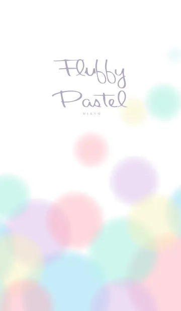 [LINE着せ替え] -Fluffy Pastel- MEKYM 11の画像1