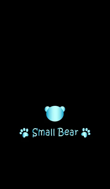 [LINE着せ替え] Small Bear *GLOSSYBLUE 3*の画像1