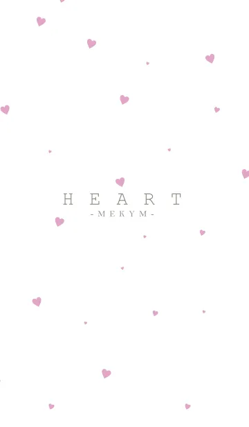 [LINE着せ替え] HEART Pink -MEKYM- 3の画像1