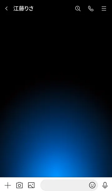 [LINE着せ替え] ROYAL BLUE LIGHT ICON THEME 2の画像3