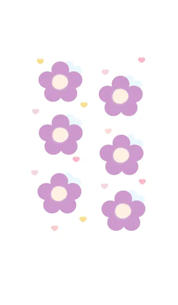 [LINE着せ替え] Lovely mini flower 138 :)の画像1